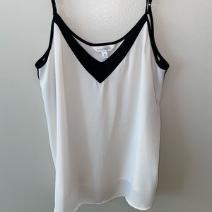 Black and white tank top